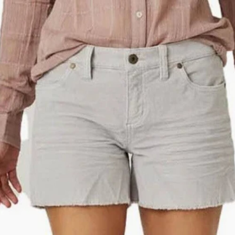 Carve Designs Oahu 4 Inch Corduroy Shorts Gray Size 10 NEW